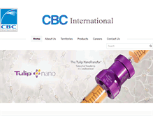 Tablet Screenshot of cbc-intl.com